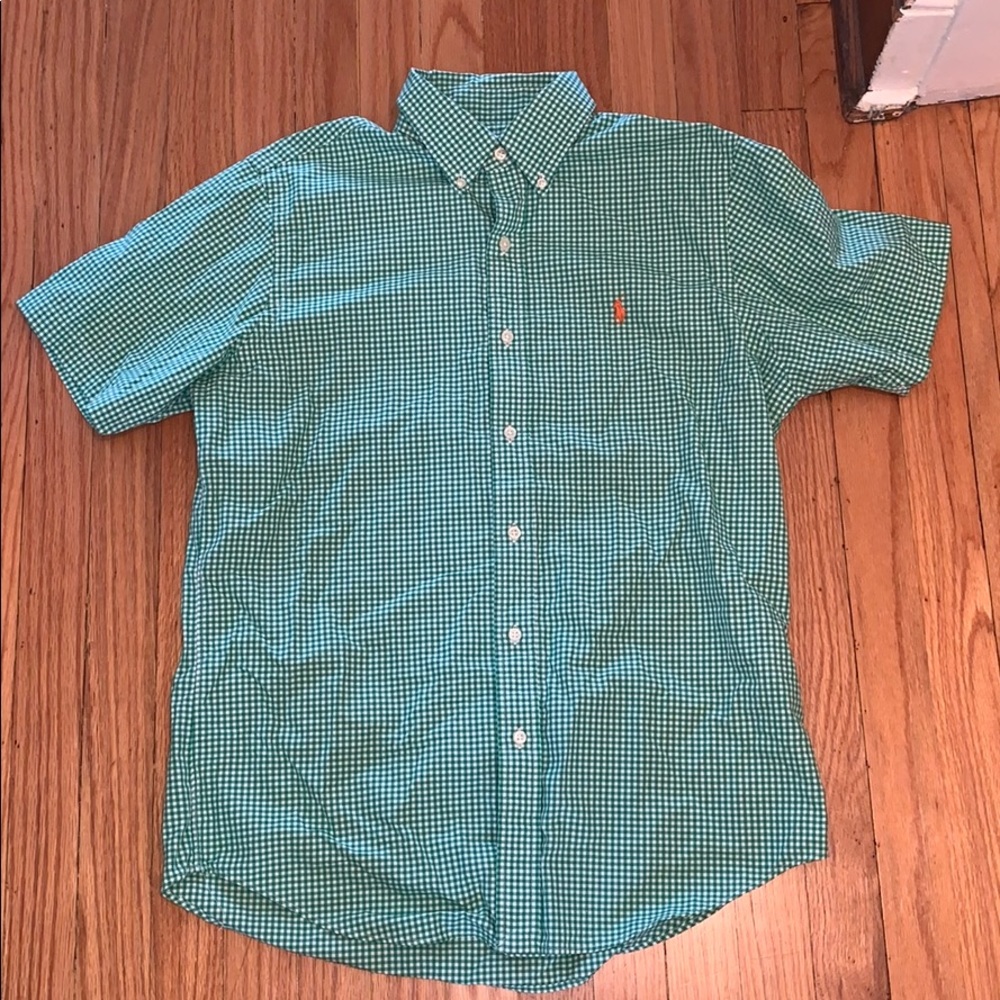 Ralph Lauren polo button down shirt short sleeve